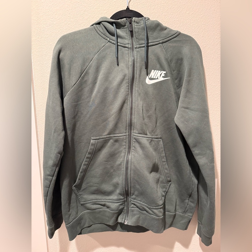 Nike Olive Green Full-Zip Jacket